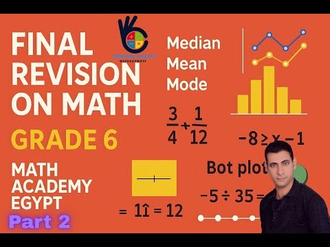 final revision - math - grade 6 - first term- part 2