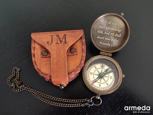 Personalized Working Compass With Custom Engraving Christmas Gift, Engraved Gift for Son, Grandson, Boy, Husband, Nephew - Etsy