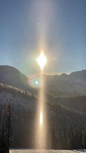 2.5K views · 154 reactions | Check out the sparkling Ice Fog on Goat’s Eye! This Ice Fog (also known as "Frozen Fog") occurs when tiny crystals are suspended in the air, creating a magical glistening appearance. It develops from water vapour interacting with cold air, and when that air can't hold any more water, the floating ice crystals are created. | Banff Sunshine Village | Facebook