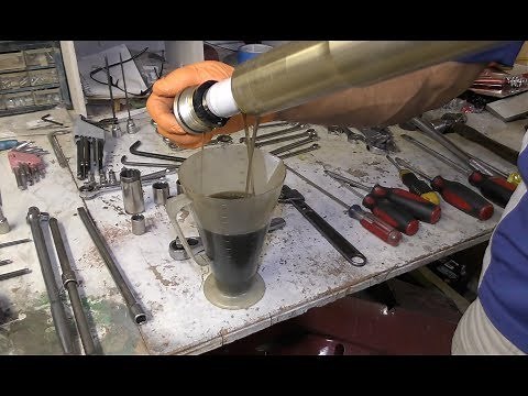 Dump & Run Fork Oil Change for Standard Adjustable Motorcycle Forks