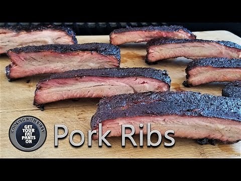 Pork Ribs - Char-Griller Smokin Champ Offset smoker