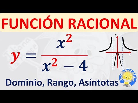 📉 FUNCIÓN RACIONAL Dominio , Rango, Asintotas | f(x)= x² /x² - 4 | Juliana la Profe