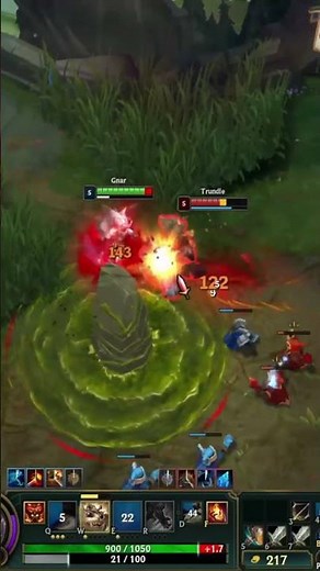Ez 1v1 Vs Trundle!😎#leagueoflegends #gnar #gnarclips #shorts