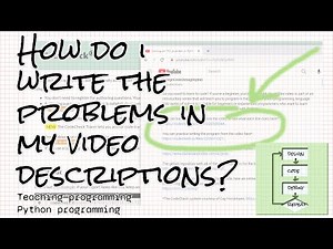 How do I write those CodeCheck problems that are in my YouTube descriptions?