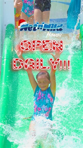 Fun’s out when the sun’s out ☀️🎄🌊 Christmas week = waterpark week. Kamaʻāina tickets as low as $30 for the next few days — book at wetnwildhawaii.com. Shoots! 🤙 #WetnWildHawaii #WetnWild #Hawaii #Oahu #Kapolei Kamaaina KamaainaDeals HawaiiDeals OahuDeals HawaiiDiscount Waterpark WaterParkDay SplashDay IslandVibes AlohaVibes FamilyFun KeikiFun WeekendPlans ThingstoDoInHawaii OahuThingsToDo ChristmasInHawaii HawaiiChristmas ChristmasWeek HolidayWeek HolidayDeals HolidayFun MeleKalikimaka Winter