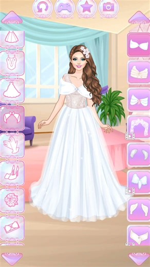 ✨ Princess Bride Dress Up Transformation 👰💖 #Shorts 💫 Dream Wedding Dress Up 👗