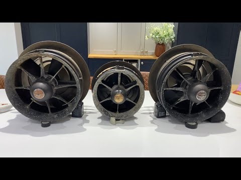 Triple Vent-Axia X-type extractor fans (9” & 12”)