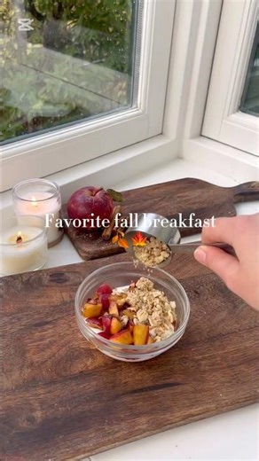 Yummy fall breakfast🍎🍂 #breakfast #breakfastideas #recipe #heerliedepeerlie