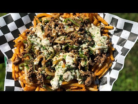 HOW TO MAKE PHILLY CHEESESTEAK FRIES| PHILLY CHEESESTEAK RECIPE|