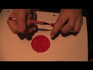 How to draw a red circle