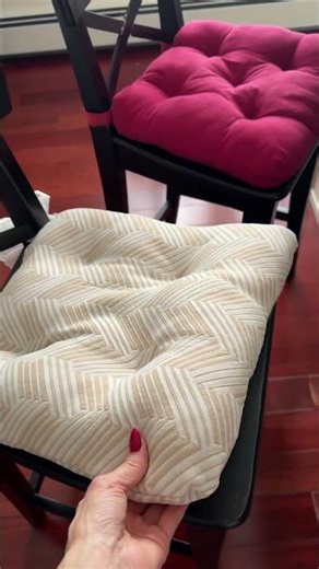 IKEA Chair Cover Tutorial—No Sewing Pattern Needed #DIY #ChairMakeover #EasyCraft