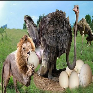 909K views · 10K reactions | Mother Ostrich Don’t Protect Her Eggs From Lion, Cheetah | University Animals | Facebook