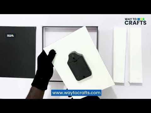A4 Size Photo Printed Acrylic Wall Clock| Way To Crafts | Photo Printed Wall Clock