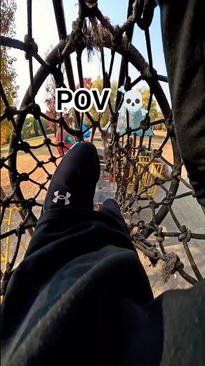 bella ciao🕷 playground playing slide pov☠️