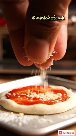 Tiny Pizza in a Mini Oven 😳🍕 #shorts #minichef