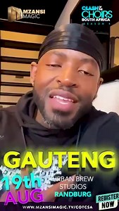 Gauteng 🙌🏽 The award- winning Prince Kaybee is your #COTCSA choirmaster. Solo singers or choirs now is your chance to live out your dreams. Join him at Urban Brew Studios in Randburg on 19 August. Register on Mzansimagic.tv/Cotcsa or simply walk-in. 🎤 | Clash of the Choirs SA