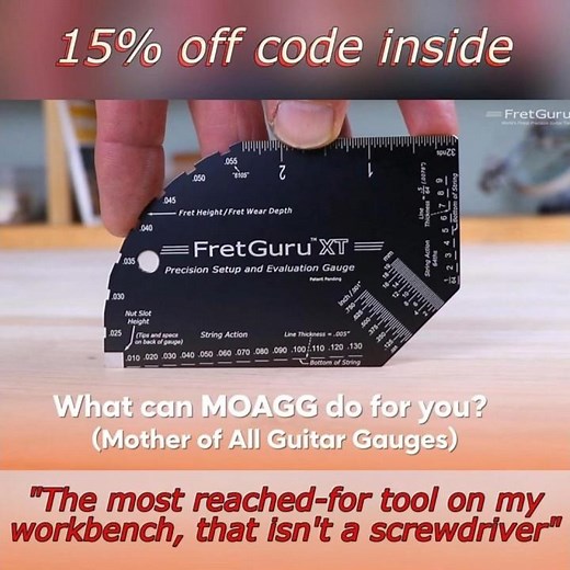 Ultra-Precision FretGuru XT Gauge Reveals Everything Wrong With Your Guitar Setup #guitar #luthier