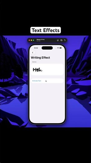 Text Effects using SwiftUI | #apple #animation #ios