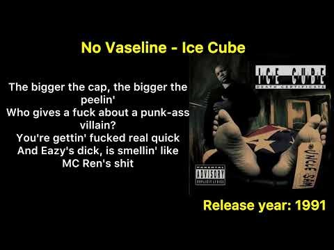 No Vaseline - Ice Cube (Lyrics)
