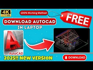 How To Download AutoCAD In Laptop | AUTOCAD 2025 DOWNLOAD AND INSTALL | STUDENT LICENSE