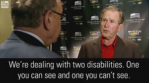 607K views · 10K reactions | Former President George W. Bush spoke to...