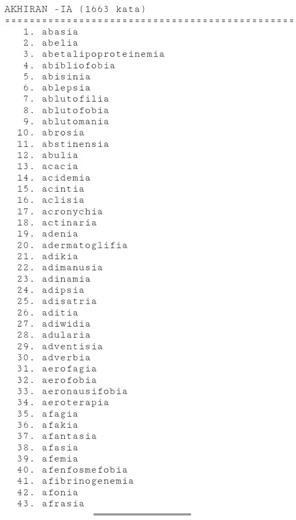ni teks lengkap sambung kata roblox,cocok buat penuhin index anti gagal,akhiran IA,IF,IAT,TIF,KS kalo yg GY,TY,LY,CY nnti yah,klo vidnya kecepatan tinggal perlambat aja okee👌 #sambungkata #sambungkataroblox #robloxfyp #roblox #fyp