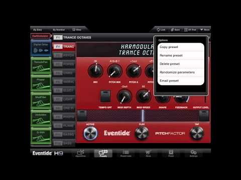 20. Preset Editor Tips on the Eventide H9