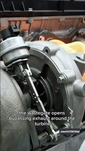 How a Wastegate Controls Turbo Boost ⚙️ #Cars #Engineering #HowItWorks