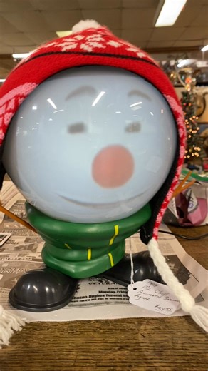 Mr Chill Animated SOLD Snowman $40 Booth 1404 | Marion Antique Mall, Inc.