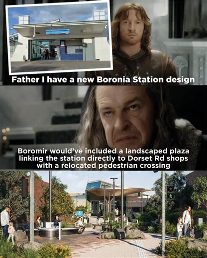 One Boronia Station upgrade to rule them all. #lordoftherings #knox#victoria #boronia #melbourne | Jackson Taylor MP