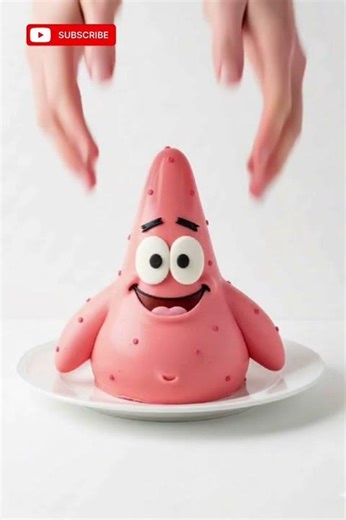 SpongeBob CAKE | #asmrfood #cake #brainrot #ai #spongebob #viral