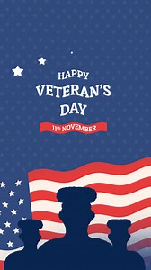 An animation of Hand drawn veterans day instagram story set | Free Stock Video Footage