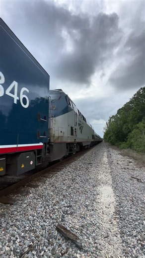Close Up AMtrak Silver Meteor Southbound