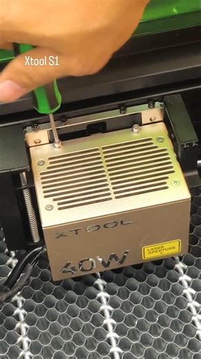 First test and assemble xtool S1 40W enclosed laser cutting & engraving #woodworking #diy #tips #plywoodworking | Plywoodworking Tips & Trick