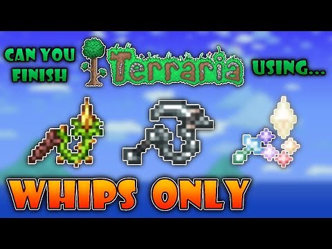 (OUTDATED) Can you finish Terraria using Whips Only? Terraria 1.4.1