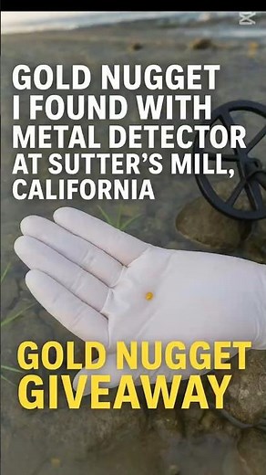 I Found GOLD in CALIFORNIA Sutter’s Mill #goldmap #usa