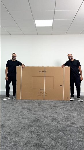 Sony BRAVIA 9 II 85 inch True RGB TV ASMR Unboxing