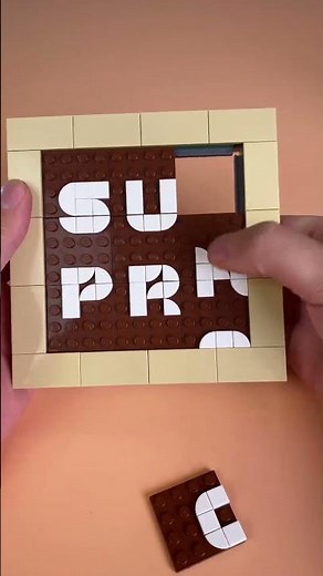 I Made A Sliding Puzzle with LEGO Bricks! #lego #legomoc #puzzle