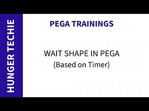 Pega Wait Shape Use Cases | Real-Time Example