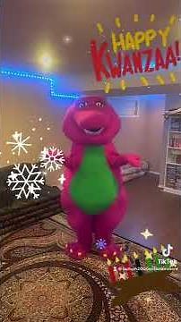 Barney wishes all of friends that celebrates Kwanza! 💜 #subscribe
