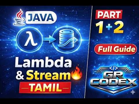 Java Lambda Expression & Functional Interface Explained in Tamil 🔥 | Part 2 | Beginners to Pro