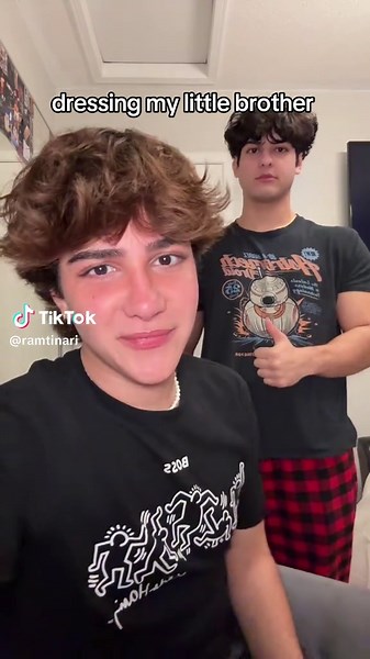 dressing my little brother @rastinari