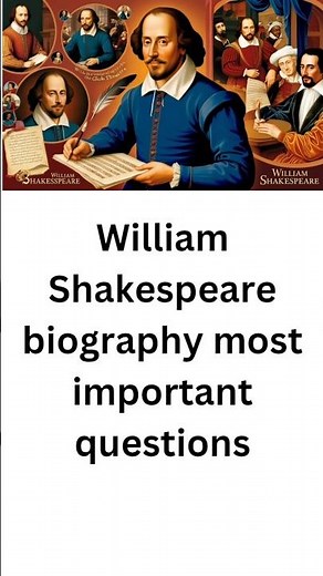 William Shakespeare biography l William Shakespeare: Life, Works, and Legacy