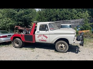 Will it work!? Changing the Holmes 440 hydraulic bed to a 1978 F350!! Bodywork on the 1965 F700.