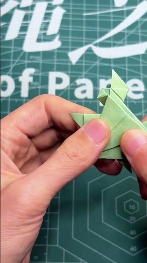Origami Frog | 折り紙のカエル #diy #origami #handmade #tutorial