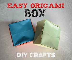 DIY Crafts Tutorials - Easy Origami Box