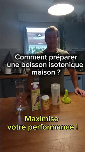 Comment préparer une boisson isotonique maison ? Ultra simple et efficace