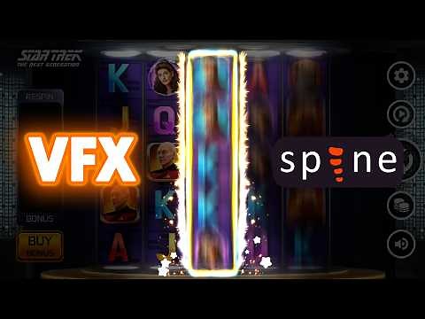 Frame VFX Animated in Spine for Slot Game