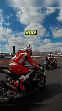Aprilia RSV4 vs XTrenta top speed at COTA!😳🏁 #Aprilia #COTA