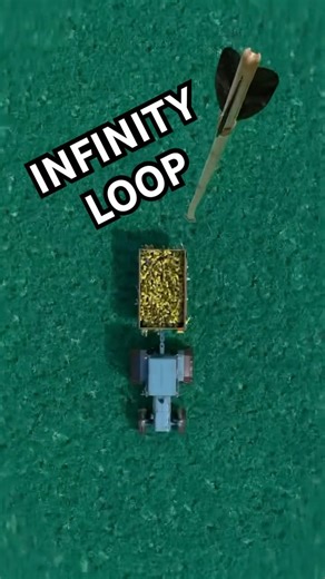 Pineapple & Arrow: Infinity Loop #microscope #shorts #animation #digitalart by in_visible_world